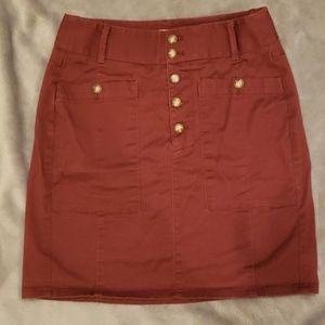 Loft Outlet Twill Skirt
